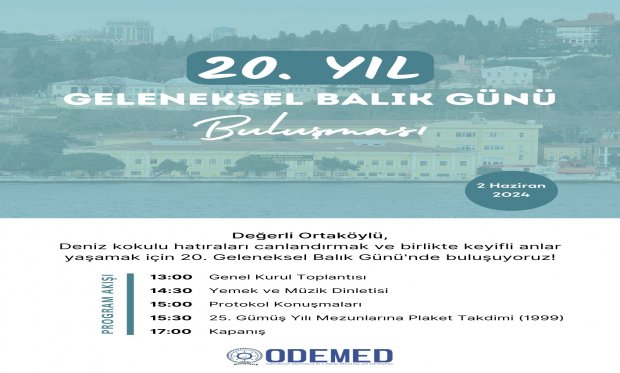 20. Yıl Geleneksel Balık Günü'nde buluşuyoruz.
